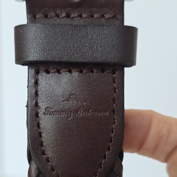 Tommy Bahama Braided Leather Belt Size 38/40 - Picture 6 of 7